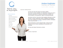 Tablet Screenshot of anglhuber-coaching.de